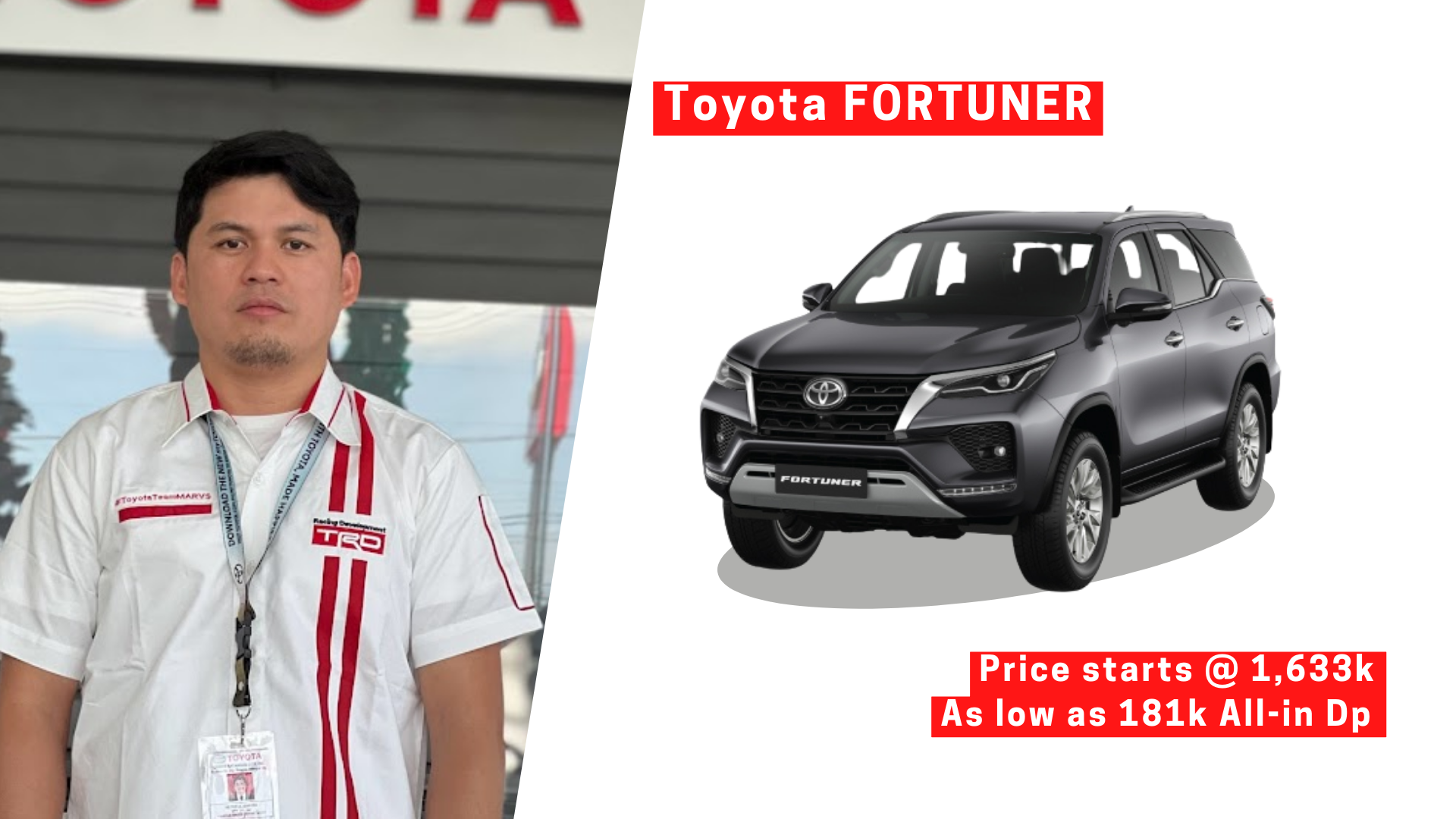 Toyota FORTUNER Promos by Peter Garcia